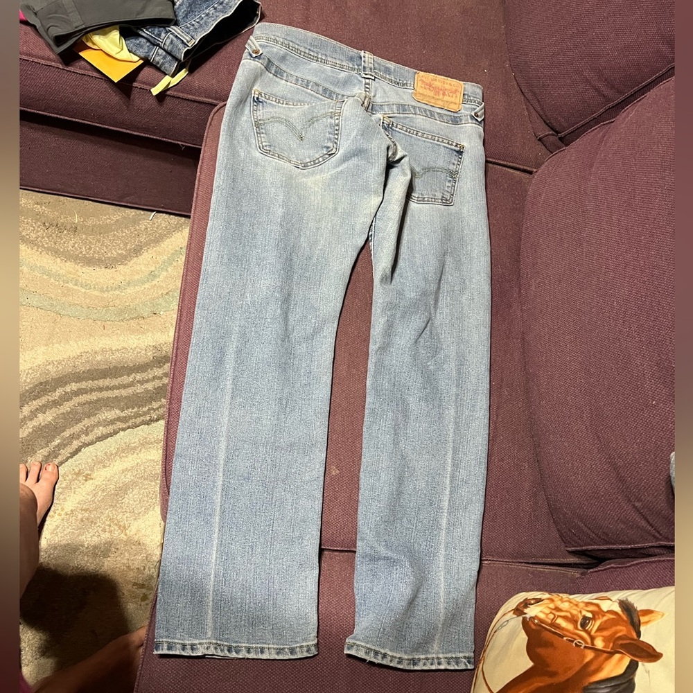 Levi’s 513 slouch boot cut button fly Jean - Picture 8 of 10